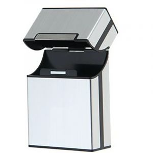 &Eacute;tui &agrave; Cigarettes en aluminium, 1 pi&egrave;ce, porte-Cigarette, bo&icirc;te de poche, conteneur de rangement,