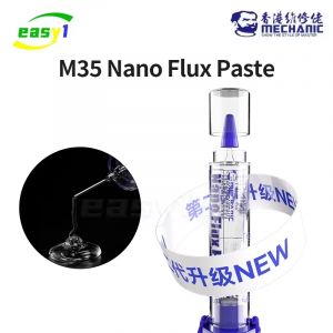 Seringue mécanique M35 sans plomb, pâte à Flux de soudure, graisse à souder transparente pour la
