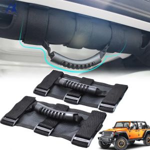 Poign&eacute;es de maintien pour barre de s&eacute;curit&eacute;, 2 pi&egrave;ces, sangle de poign&eacute;e pour Jeep Wrangler Cj Yj Tj
