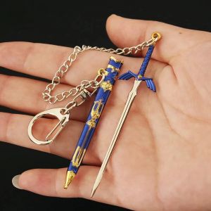 Jeu Zelda Link maître épée porte-clés Cosplay alliage ouvrable épées pendentif accessoires
