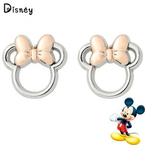Boucles d'oreilles Disney Mickey, bijoux de luxe, breloques, nœud papillon Mickey Mouse, accessoires