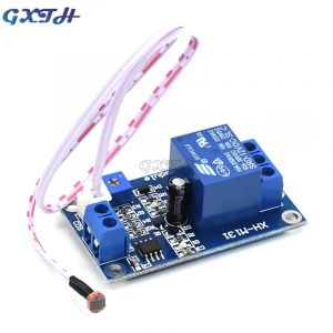 DC5V 12V 24V interrupteur de commande de lumière Module de relais de photorésistance capteur de