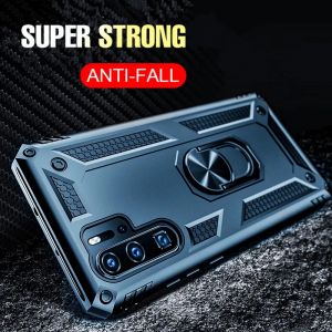 Étui antichoc de luxe pour Huawei P30 Pro P Smart 2019, coque souple avec anneau pour Honor 10 P30