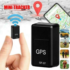 Mini traceur magn&eacute;tique GPS GF-07 pour voiture, si&egrave;ge magn&eacute;tique, carte SIM, localisateur