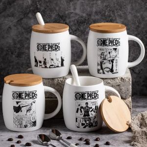 Anime une pièce tasse en céramique tasse Cosplay tasse d'eau créative Luffy Zoro tasse en céramique