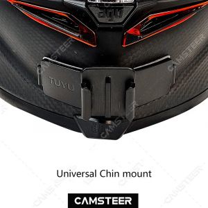 Support de menton pour casque de moto, pour GoPro Hero 13 12 11 10 9 Insta360 X4 X3 X2 Ace Pro 2 DJI