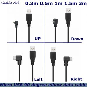 C&acirc;ble de connecteur de Charge de donn&eacute;es USB Micro USB m&acirc;le vers USB m&acirc;le vers USB m&acirc;le, coud&eacute; &agrave;