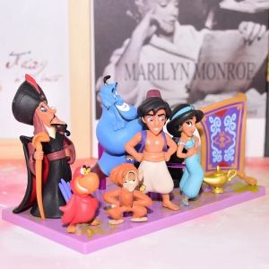 Disney princesse jasmin figure jouet mal singe tigre Aladdin et sa lampe PVC figurine modèle jouet