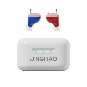 JINGHAO &ndash; aides auditives rechargeables &agrave; 16 canaux, Mini amplificateur auditif ITE L/R,