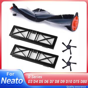 Brosse principale, brosse lat&eacute;rale et filtre pour aspirateur Robot Neato Botvac et s&eacute;rie D D3 D4 D5