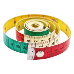 Ruban de tailleur pour couture, mesure du corps, règle souple, couture, échelle Double face, 60