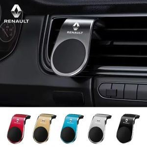 Support de t&eacute;l&eacute;phone magn&eacute;tique avec Logo de Type L pour voiture, Clip pour Renault Megane 2 3 Clio