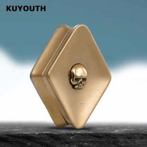 ​ KUYOUTH bouchons d'oreille extenseurs cr&acirc;ne losange civi&egrave;res jauges Tunnels de per&ccedil;age cuivre