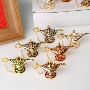 Aladdin ornement européen Vintage maison russe Ing lampe métal décoration artisanat décoration de la