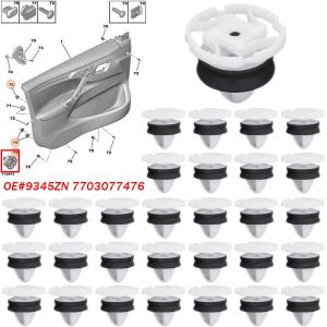 Clips de panneau de garniture de carte de porte intérieure, pour Renault Megane 2 3 Samsung Laguna