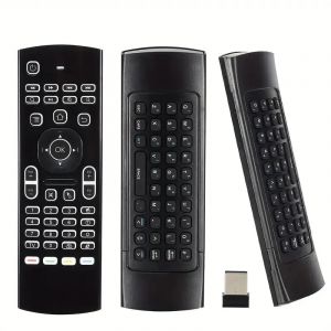MX3 Rétro Éclairé Air Souris Télécommande 2.4G RF Sans Fil Clavier Pour Android TV Box X96 Mini H96