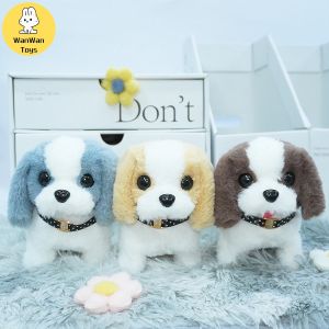 Chien jouet électrique ​ ​ Cadeau de vacances en peluche pour chien, Simulation électronique