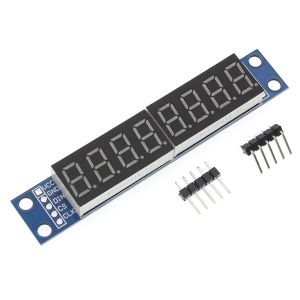 MAX7219 CWG Module de commande d'affichage à tube numérique à 8 chiffres rouge trois IO pour Arduino