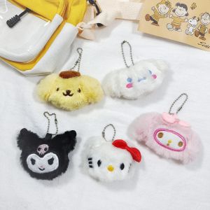 Sanrio peluche porte-clés sac à main Hello Kitty poupée porte-clés Anime peluche sac à dos pendentif