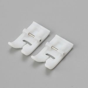 Pied &agrave; pression en cuir antiadh&eacute;sif, pi&egrave;ces de Machine &agrave; coudre, accessoires pour chanteur, t&eacute;flon