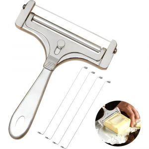 Coupe-fromage à épaisseur réglable, outils de cuisine, couteau à beurre adapté au râpe à fromage