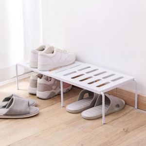 Étagère à chaussures extensible en ABS, étagère de rangement, support organisateur de chaussures