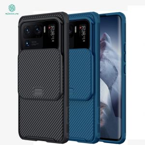 Pour Xiaomi mi 11 Ultra housse NILLKIN couverture coulissante caméra Protection housse anti-dérapant