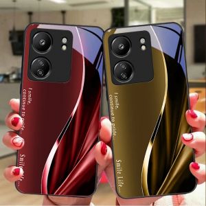Nouveau doux marron rouge pour Xiaomi Redmi 13C Note13 12 Pro Plus 5G Note 9 13T Pro POCO X6 F5 F6