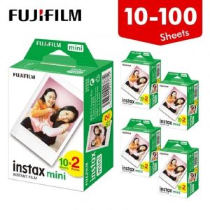 Fujifilm Instax Mini Film bord blanc 10 20 40 60 80 100 feuilles pour appareil Photo instantan&eacute; FUJI