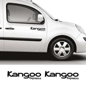 Autocollants de porte de voiture, 2 pi&egrave;ces, pour Renault Kangoo 1 2 3 4x4 MK1 MK2 MK3, accessoires
