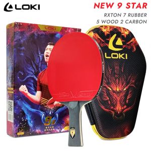 LOKI 9 étoiles raquette de Tennis de Table tout nouveau batte de pagaie de Ping-Pong