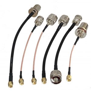 RG316 RG58 N à N SMA RP SMA prise mâle et femelle Jack écrou cloison connecteur droit RF cavalier