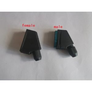 Connecteur &agrave; souder Euro SCART femelle/m&acirc;le, 21 broches, adaptateur de prise RGB, 10 pi&egrave;ces