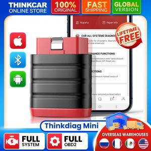 THINKCAR ThinkDiag Mini Scanner automobile OBD2, outils de Diagnostic de voiture, lecteur de Code