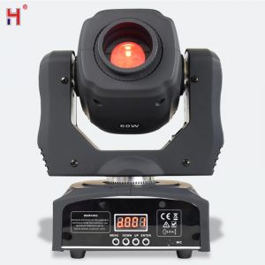 Spots Led à tête mobile 60W par projecteur Lyre de contrôle Dmx Mobile bon pour l'éclairage des