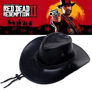 Jeu Red Dead Redemption 2 chapeau de Cowboy Cosplay Costume accessoire chapeaux en cuir unisexe