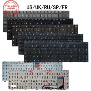 Nouveau clavier d'ordinateur portable US/UK/RU/SP/FR pour Lenovo Ideapad/TianYi 100-15 100-15IBY