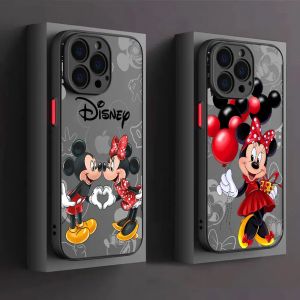 Coque de téléphone en TPU pour Apple iPhone, drapeau de la peau, coque Disney Minnie, 11, 13, 15, 14