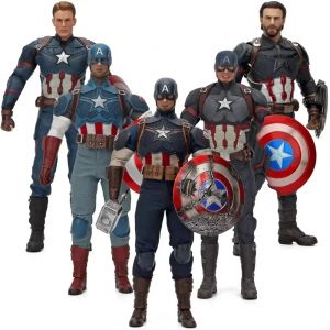 Figurines d'action Marvel Avengers, Iron Man, services.com America, Soldat jouet, Marteau de Thor,