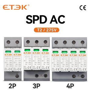 ETEK maison dispositif de Protection contre les surtensions protecteur parafoudre Type de Protection