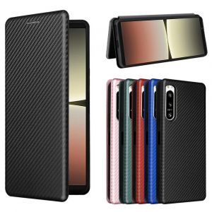 Étui à rabat magnétique en cuir pour Sony Xperia, housse de luxe pour modèles 1 VI 5 V 10 V 10 IV