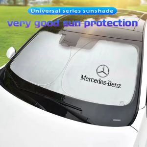 Pare-brise de voiture pare-soleil visière Protection UV bouclier pour Mercedes Benz AMG W203 W206