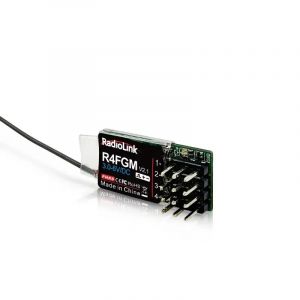 Radiolink R4FGM 2.4GHz 4CH FHSS PWM Mini récepteur avec gyroscope pour avion RC voiture bateau RC4GS