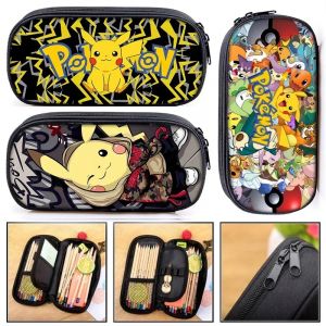 Trousse &agrave; crayons Pokemon dessin anim&eacute; Pikachu sac &agrave; crayons p&eacute;riph&eacute;rique fournitures scolaires