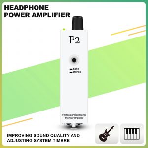 Amplificateur de moniteur intra-auriculaire Portable P2, amplificateur de casque avec entr&eacute;e XLR et