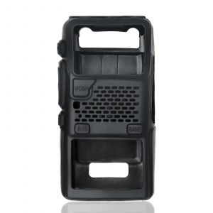 Baofeng UV-5RH PRO MAX talkie-walkie housse de protection coque souple en caoutchouc pochette noire