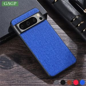 Pour Google Pixel 9 Pro 8A étui à motif de tissu de luxe pour Google Pixel 8 7 6 5 4 3 A XL Pro