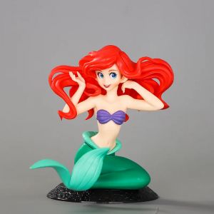 10cm Anime Disney princesse la petite sirène Ariel PVC figurines modèle voiture gâteau décorations