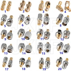 Connecteur JXRF 1 pièces SMA mâle femelle vers SMA BNC UHF N F type mâle femelle adaptateur RF