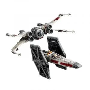 Miniso Disney 2024 nouveau Legoing Star Wars 75393 TIE Fighter et x-wing blocs de construction